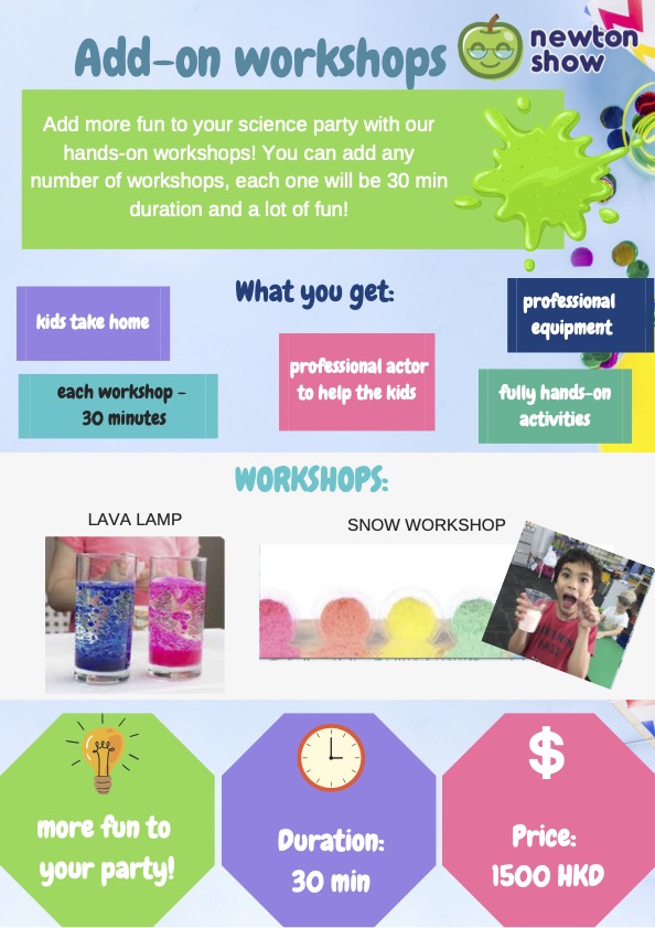 Polymers science birthday party leaflet — page 2